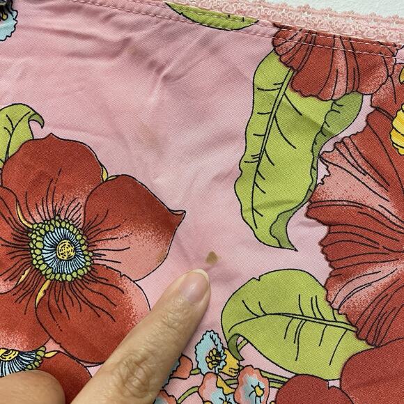 Vintage Y2k Sz 14 Old Navy Skirt Pink Floral Cottagecore Country Feminine Spring - Picture 2 of 8